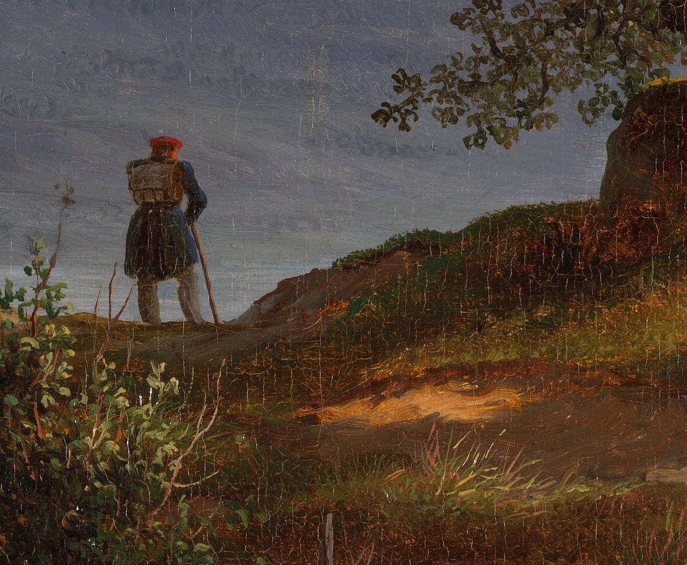 Thomas Fearnley (1802-1842), Landscape with a Wanderer